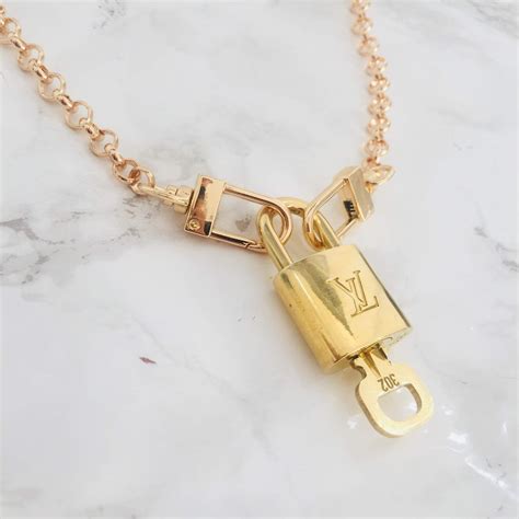 louis vuitton necklace padlock|Louis Vuitton letter necklace.